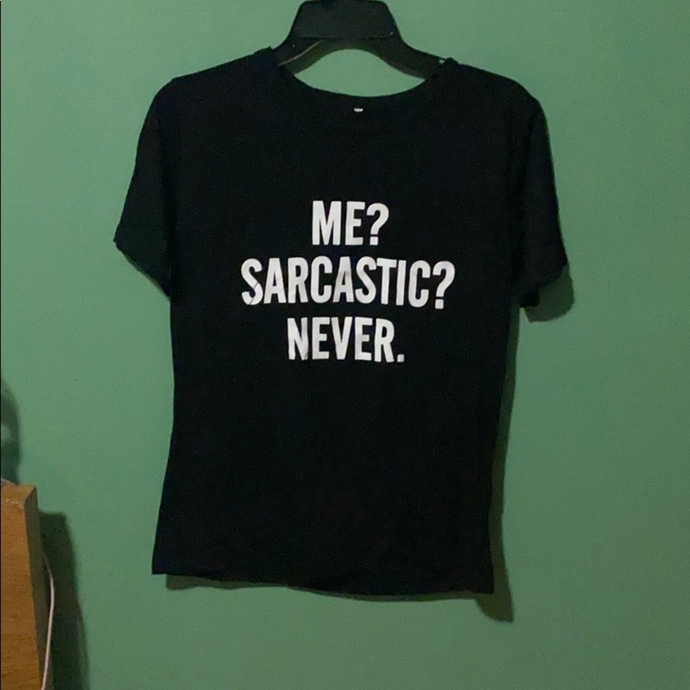 No name brand-black shirt , (M)